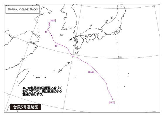 第176回 2022年における沖縄の台風の状況
